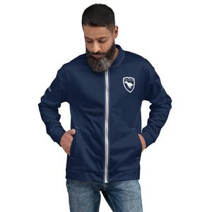 Bomber Jacket Logo 1 Navy W FS GIO JACK