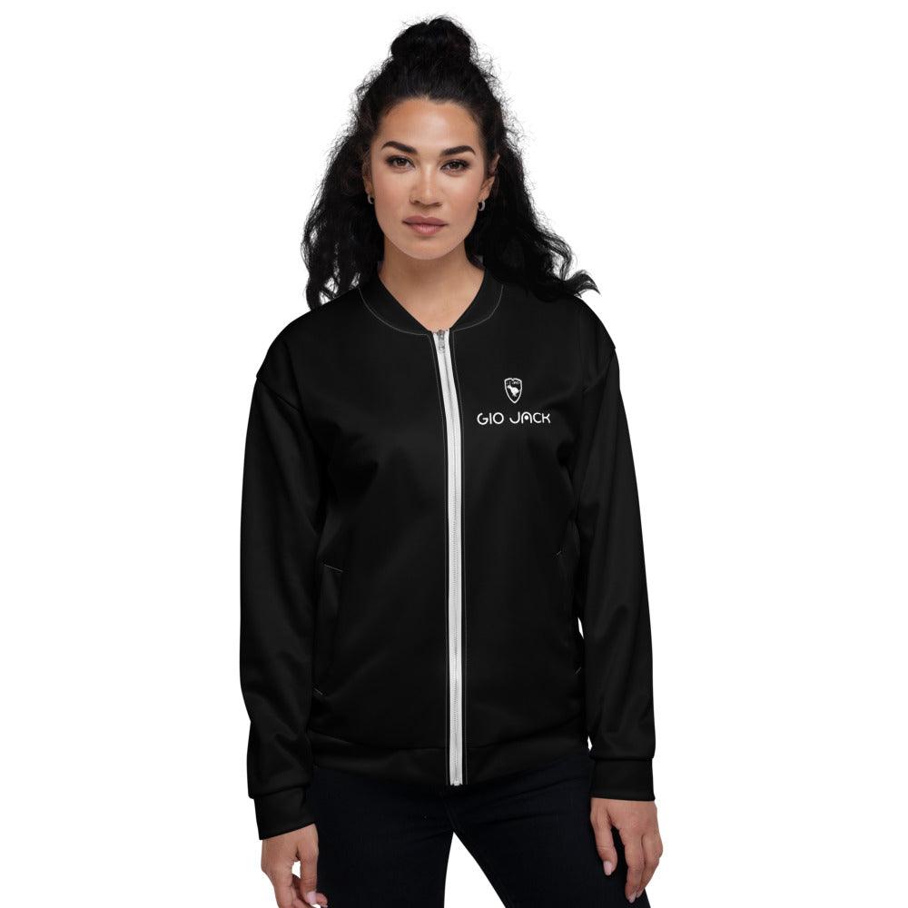 Unisex Bomber Jacket Wom Logs W F GIO JACK