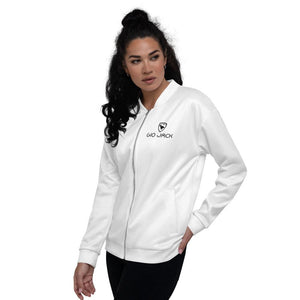 Unisex Bomber Jacket Wom Logs B F GIO JACK