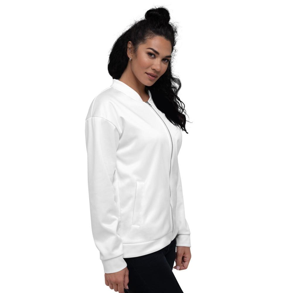 Unisex Bomber Jacket Wom Logs B F GIO JACK