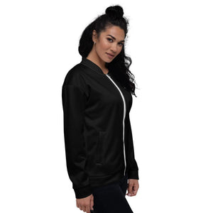 Unisex Bomber Jacket Wom Logs W F GIO JACK