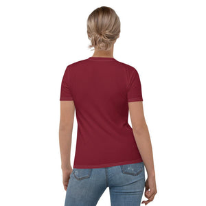 T-shirt Logs plus Bordeaux W F GIO JACK