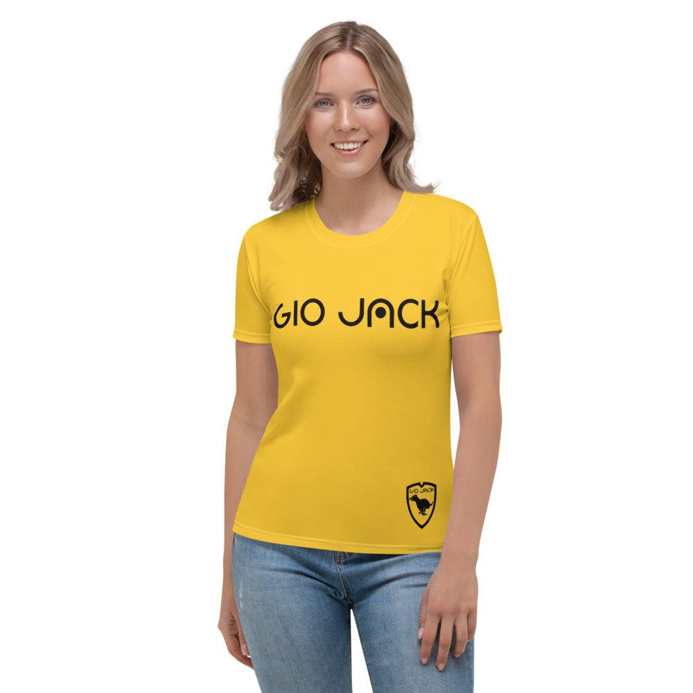 T-shirt Logs plus Yellow B F GIO JACK