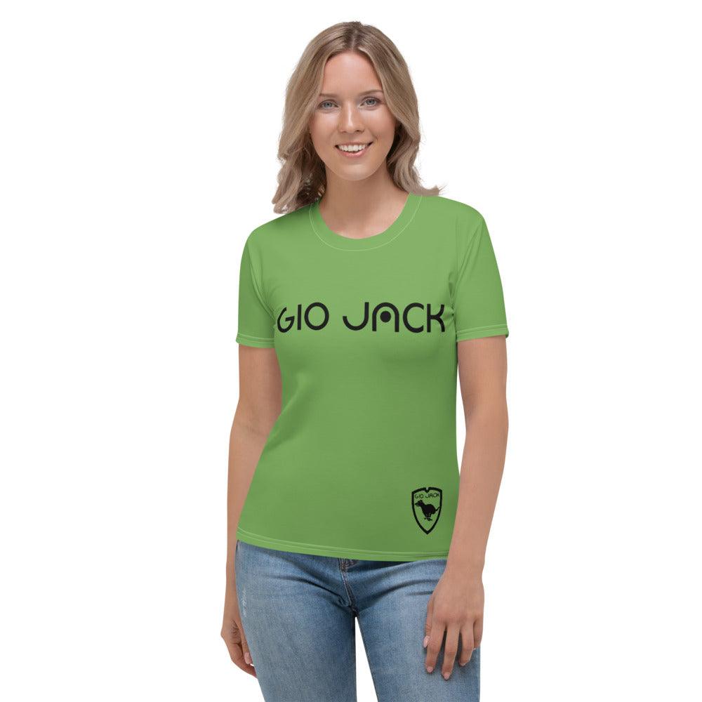 T-shirt Logs plus Green B F GIO JACK