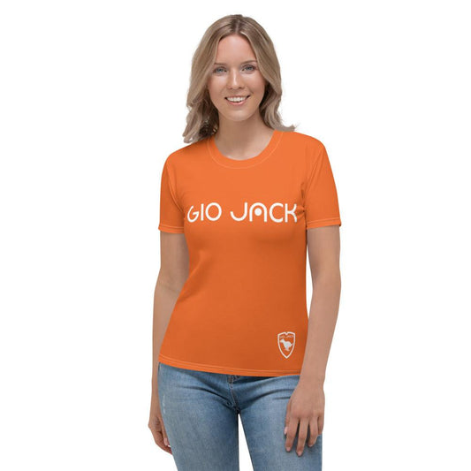 T-shirt Logs plus Orange W F GIO JACK