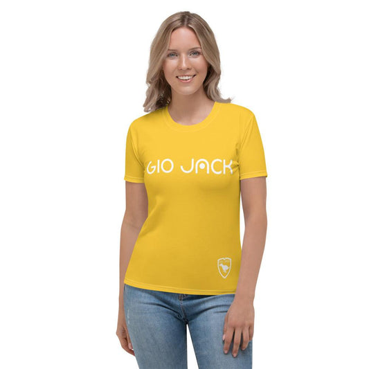 T-shirt Logs plus Yellow W F GIO JACK