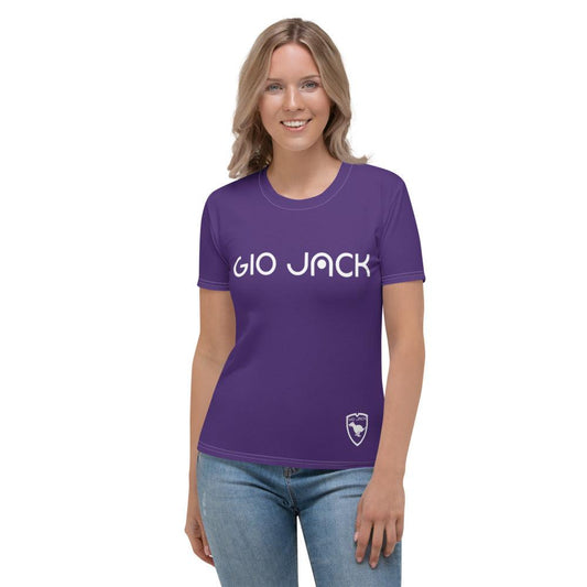 T-shirt Logs plus Purple W F GIO JACK