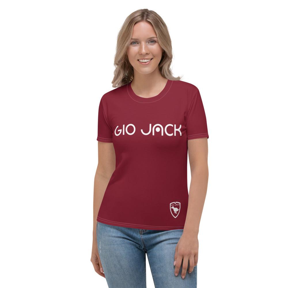 T-shirt Logs plus Bordeaux W F GIO JACK