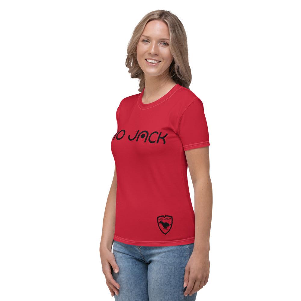 T-shirt Logs plus Red B F GIO JACK