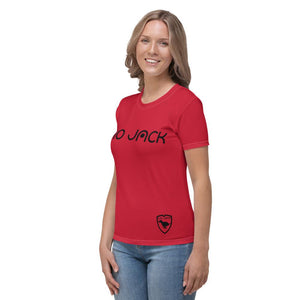 T-shirt Logs plus Red B F GIO JACK