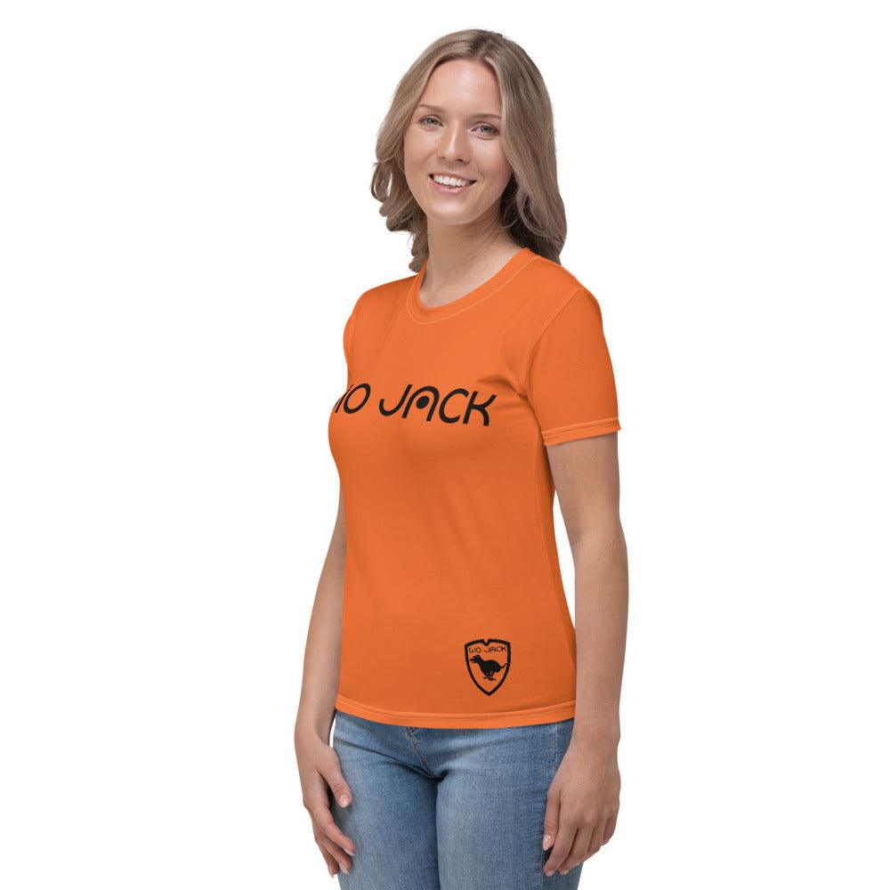 T-shirt Logs plus Orange B F GIO JACK