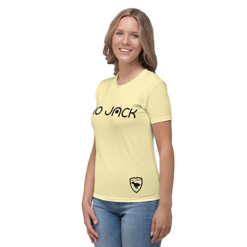 T-shirt Logs plus Light Yellow B F GIO JACK