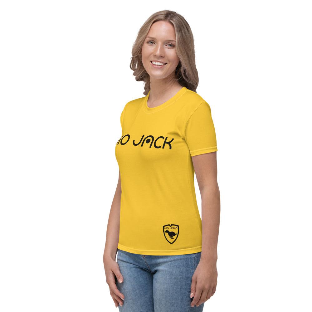 T-shirt Logs plus Yellow B F GIO JACK