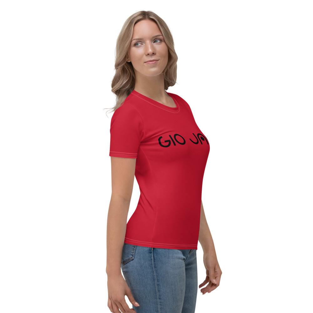 T-shirt Logs plus Red B F GIO JACK