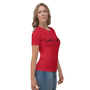 T-shirt Logs plus Red B F GIO JACK