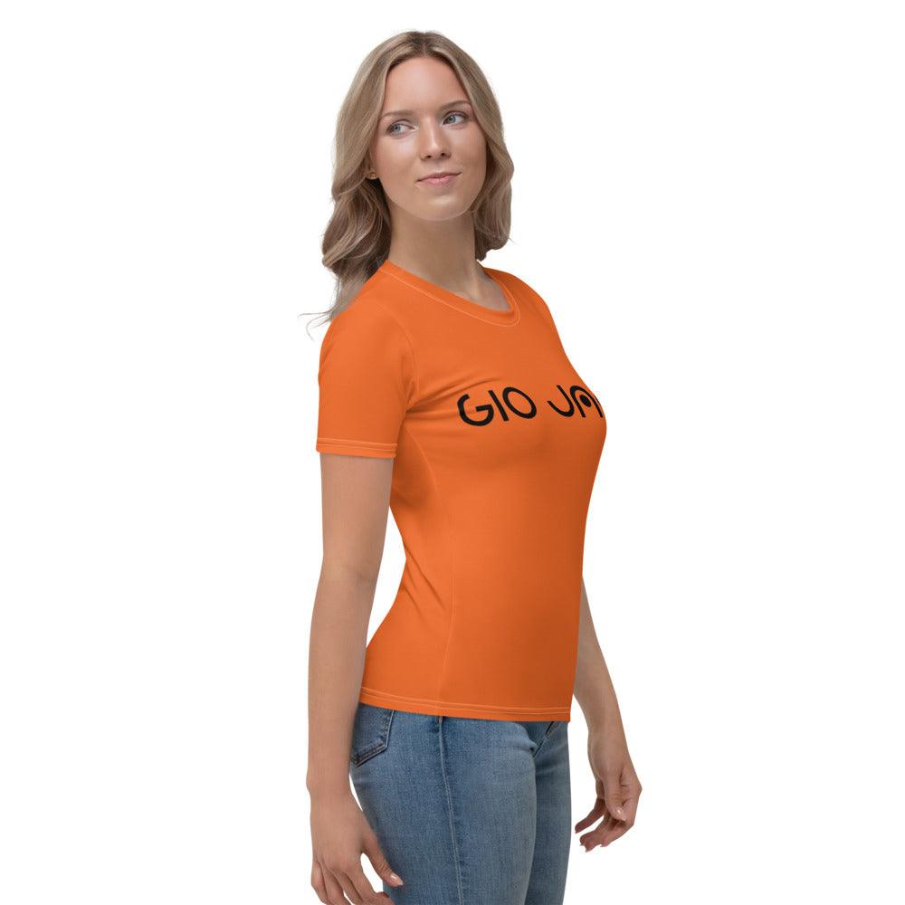 T-shirt Logs plus Orange B F GIO JACK