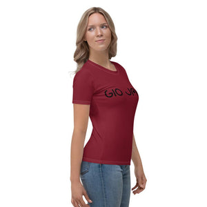 T-shirt Logs plus Bordeaux B F GIO JACK