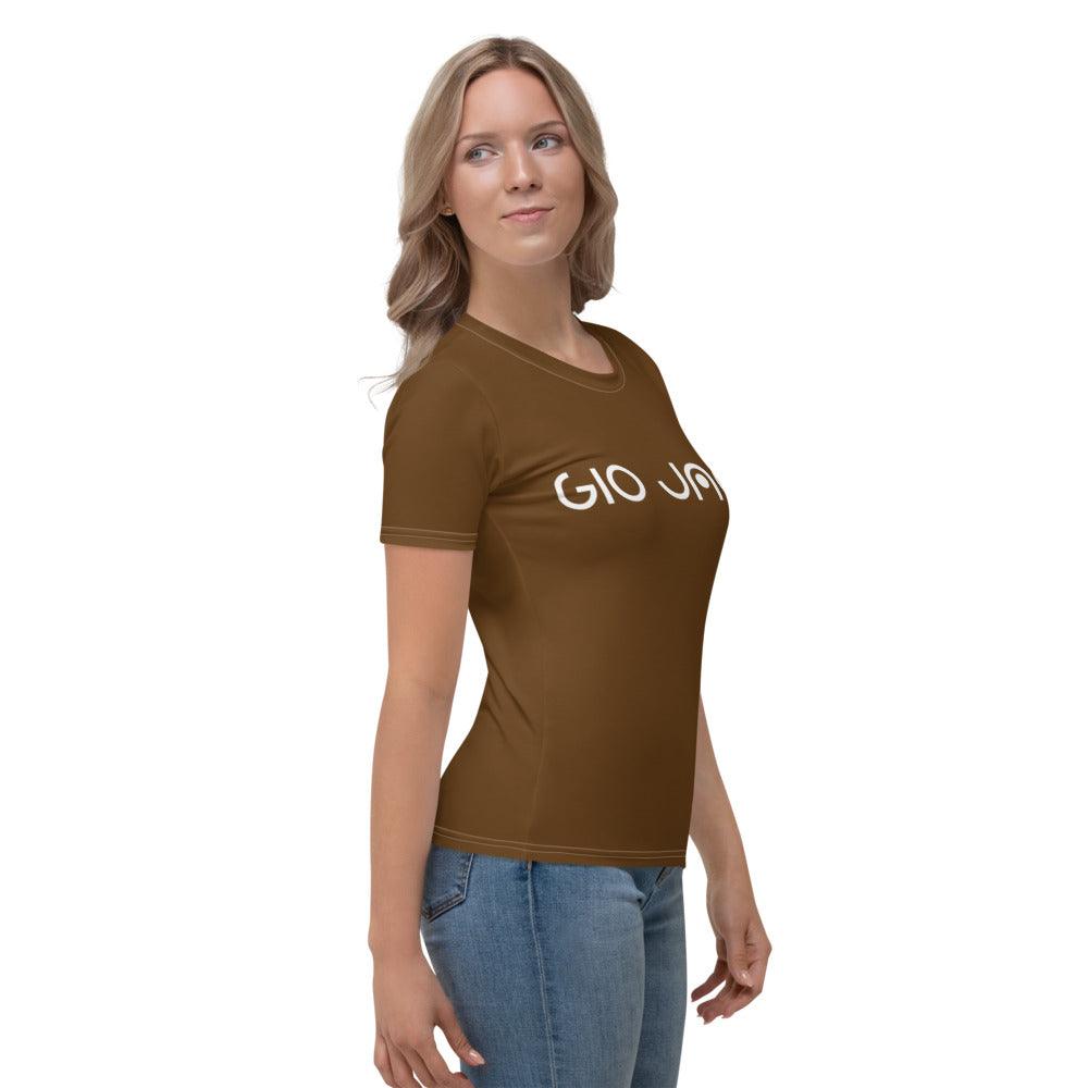 T-shirt Logs plus Brown W F GIO JACK