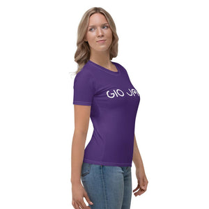 T-shirt Logs plus Purple W F GIO JACK