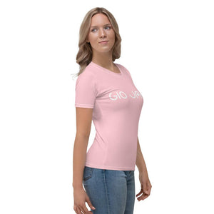 T-shirt Logs plus Pink W F GIO JACK