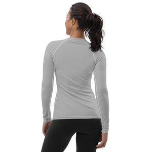 Women's Rash Guard Logs 1 Silver B GIO JACK