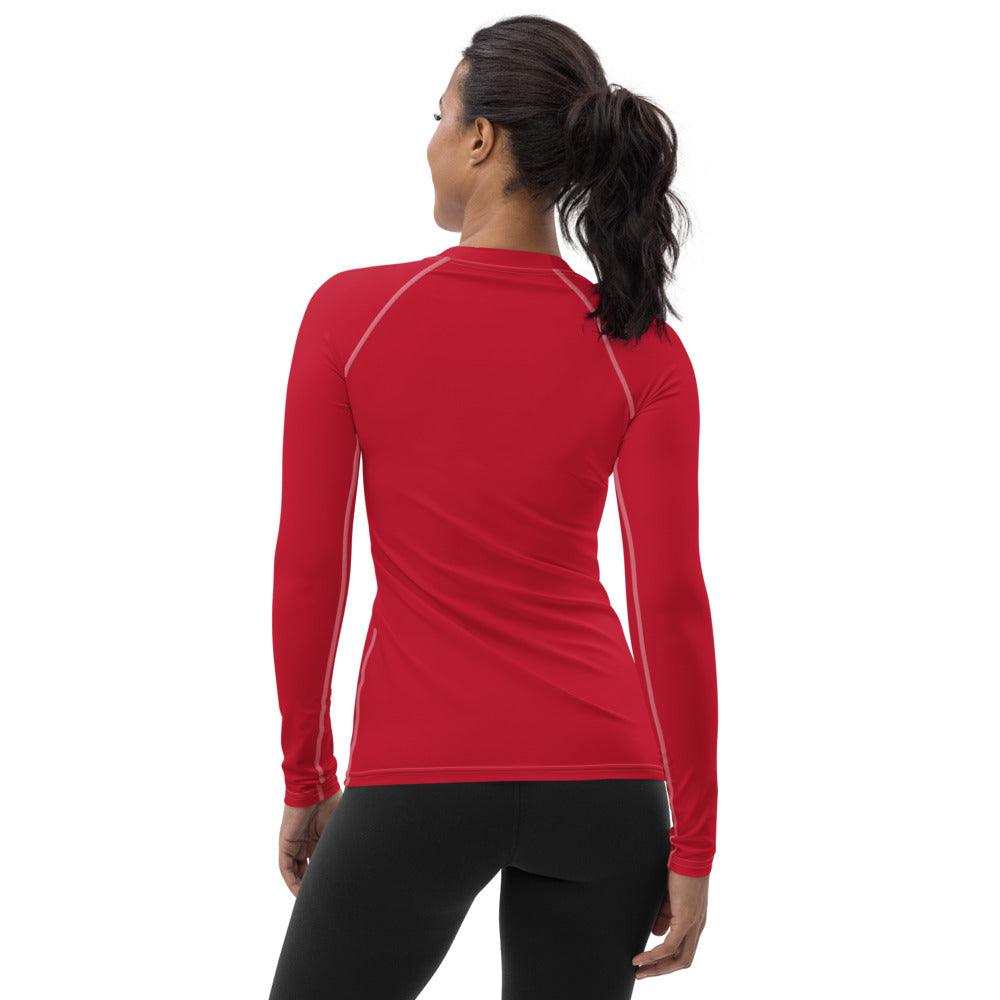 Women's Rash Guard Logs 1 Red B GIO JACK