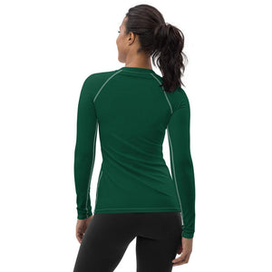 Women's Rash Guard Logs 1 British Racing Green B GIO JACK