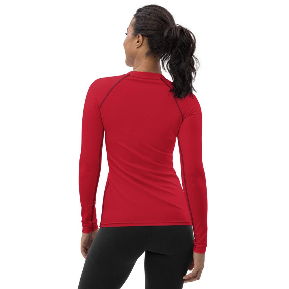 Women's Rash Guard Logs 1 Red W GIO JACK