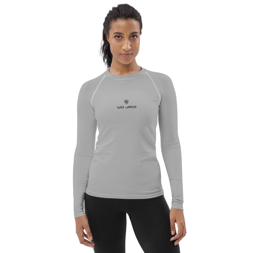 Women's Rash Guard Logs 1 Silver B GIO JACK