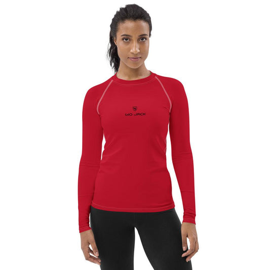 Women's Rash Guard Logs 1 Red B GIO JACK