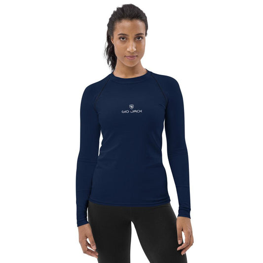 Women's Rash Guard Logs 1 Navy W GIO JACK