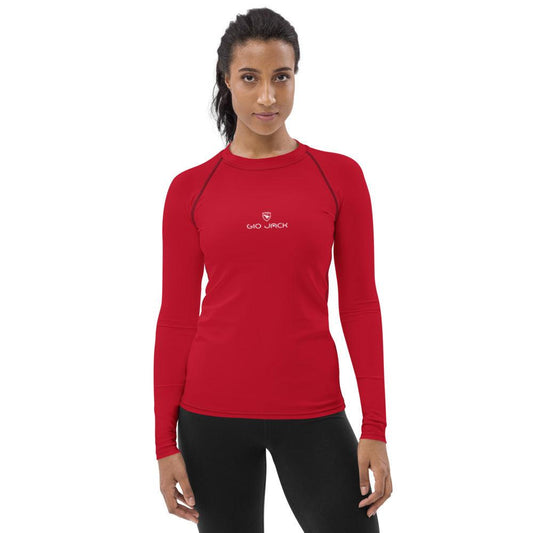 Women's Rash Guard Logs 1 Red W GIO JACK