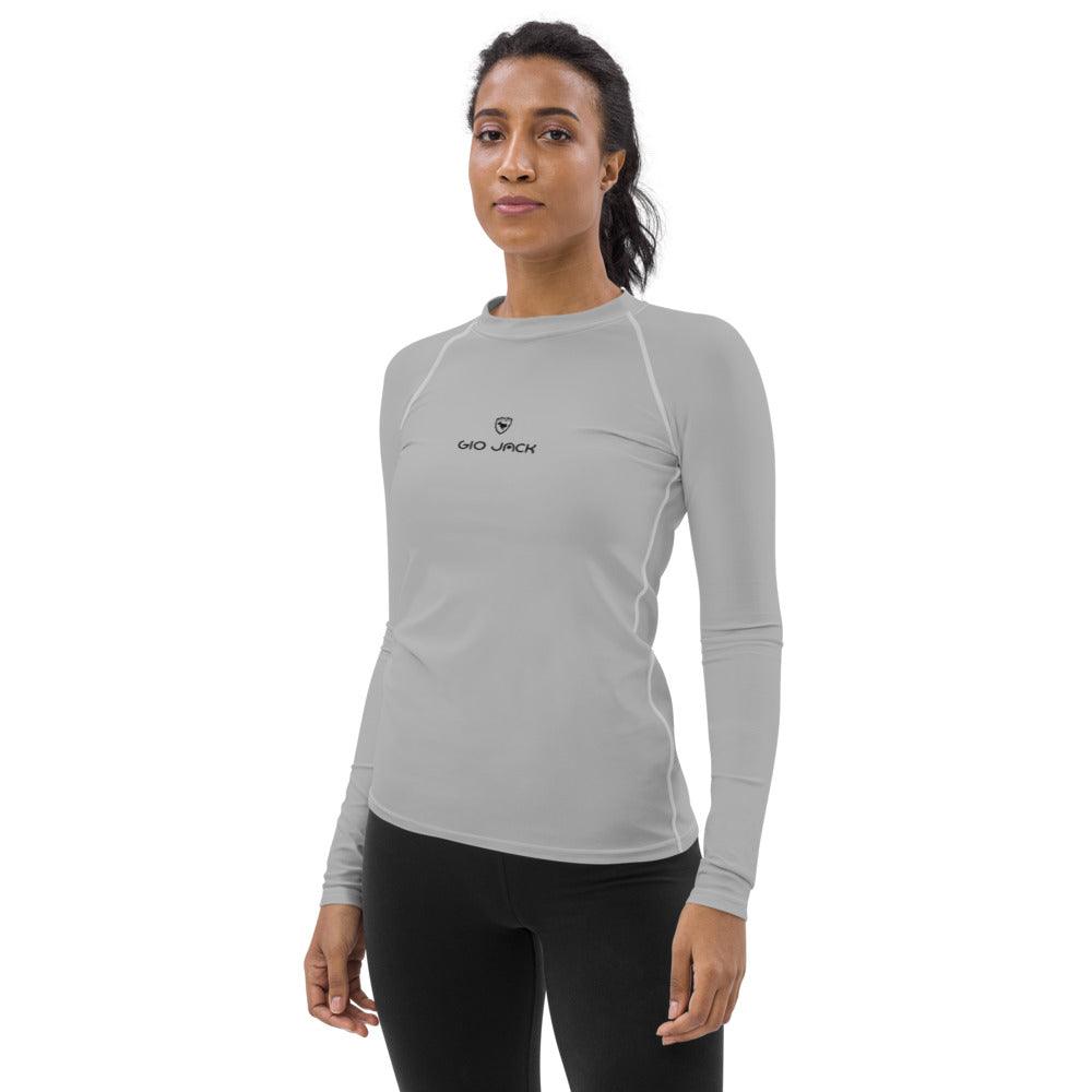 Women's Rash Guard Logs 1 Silver B GIO JACK