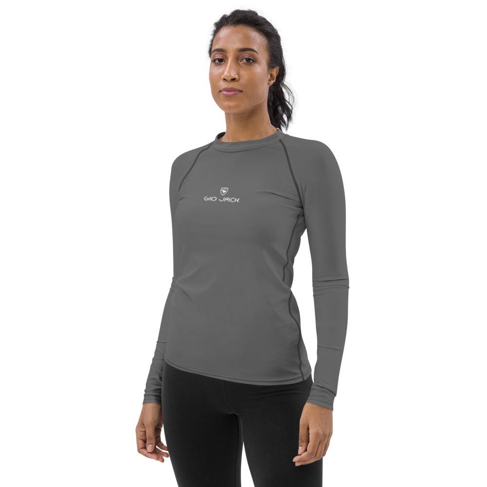 Women's Rash Guard Logs 1 Grey W GIO JACK
