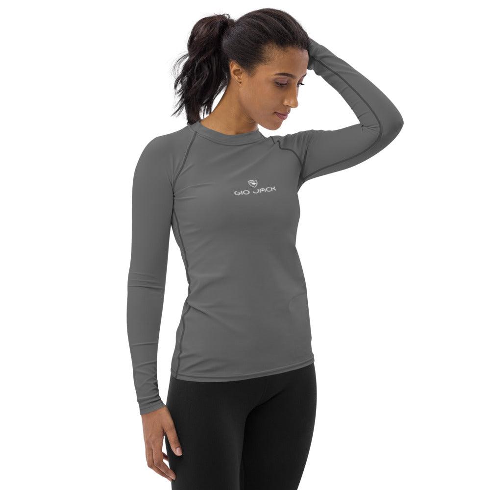 Women's Rash Guard Logs 1 Grey W GIO JACK