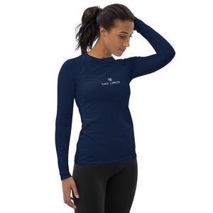 Women's Rash Guard Logs 1 Navy W GIO JACK