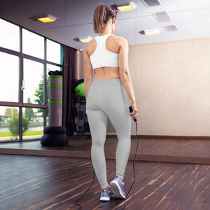 Yoga Leggins Logs V Silver W F GIO JACK