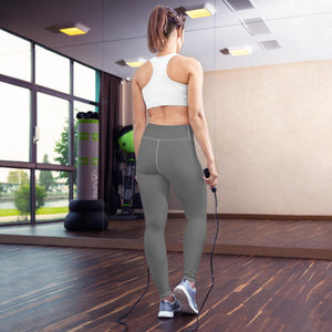 Yoga Leggins Logs V Grey W F GIO JACK