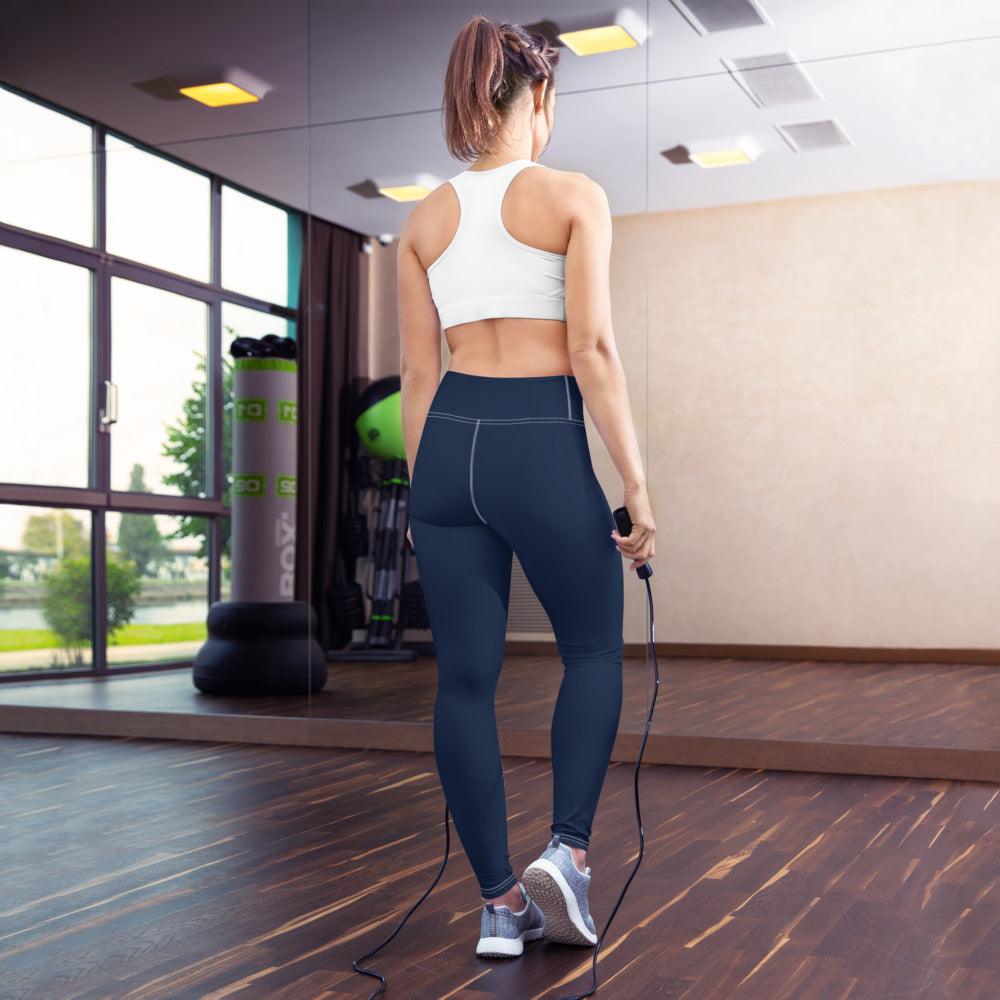 Yoga Leggins Logs V Blue Navy W F GIO JACK