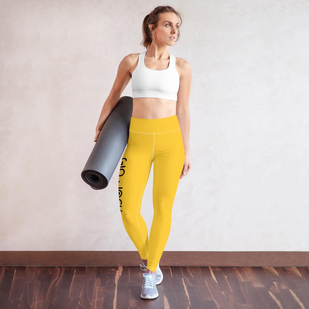 Yoga Leggins Logs V Yellow B F GIO JACK