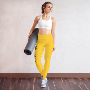 Yoga Leggins Logs V Yellow B F GIO JACK