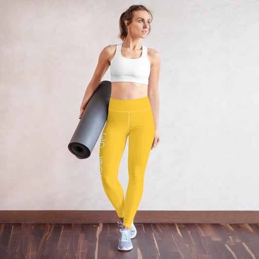 Yoga Leggins Logs V Yellow W F GIO JACK