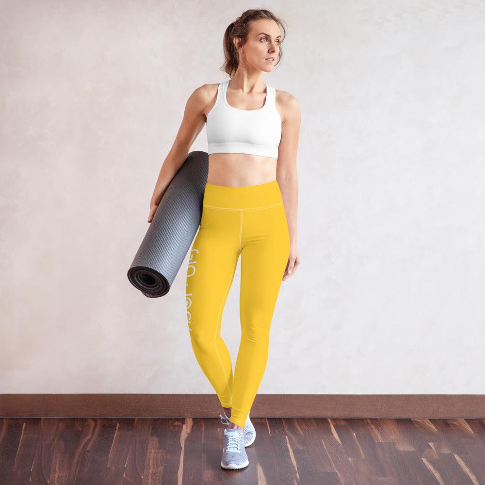 Yoga Leggins Logs V Yellow W F GIO JACK