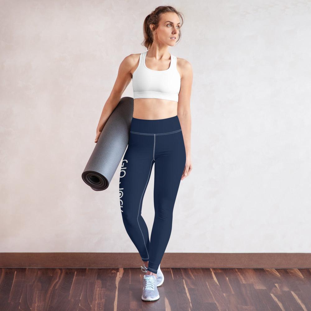 Yoga Leggins Logs V Blue Navy W F GIO JACK