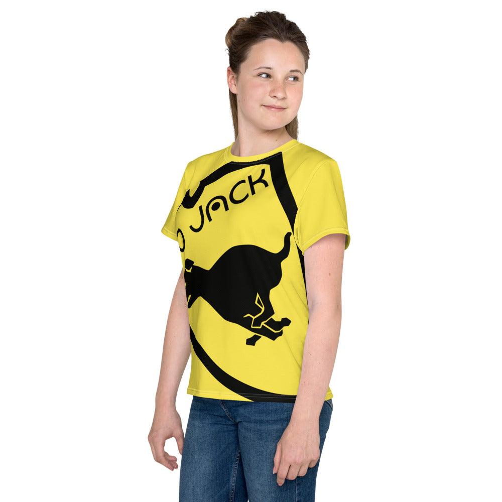 Youth crew neck t-shirt Logo 1 Paris daisy B F GIO JACK