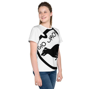 Youth crew neck t-shirt Logo 1 B F GIO JACK