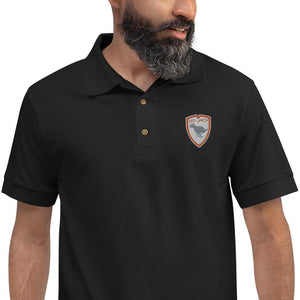 Polo Gio Jack Classic Embroidered Bicolor Grey Orange GIO JACK