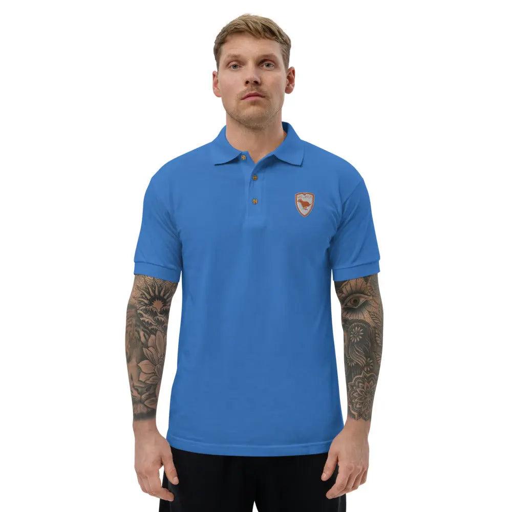 Polo Gio Jack Classic Embroidered Orange white GIO JACK