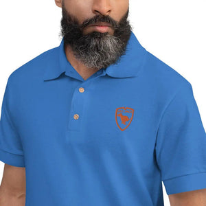 Polo Gio Jack Classic Embroidered Orange GIO JACK