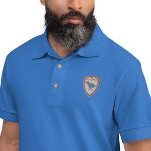 Polo Gio Jack Classic Embroidered Bicolor Grey Orange GIO JACK
